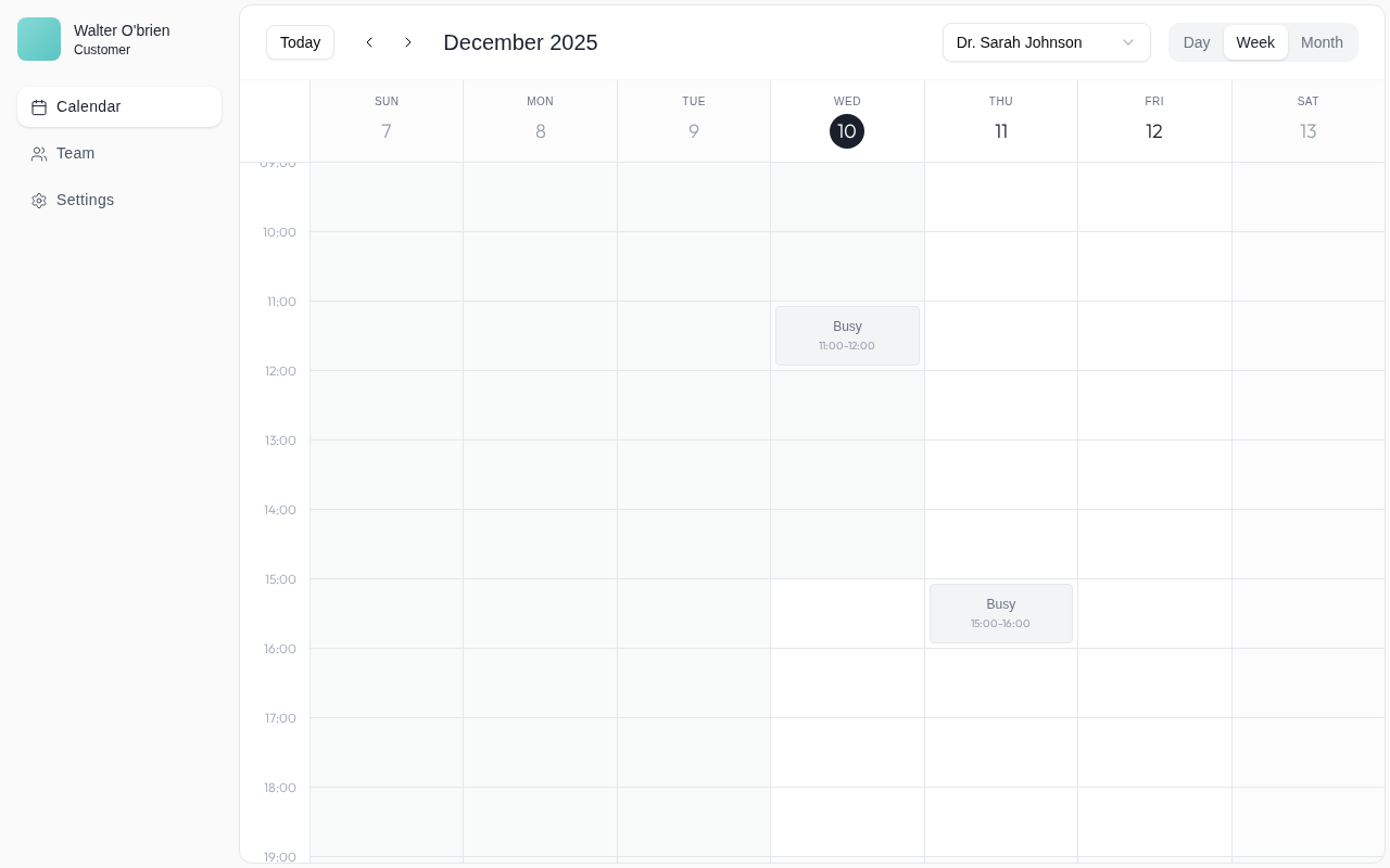 Appointment Booking System